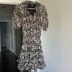 Layva Printed Ruffle Tiered Dress